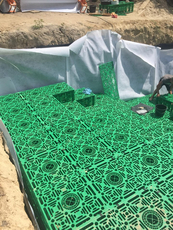 Дренажный блок-тоннель Stormbox, производства PipeLife Киев, Ирпень, Вишневое,